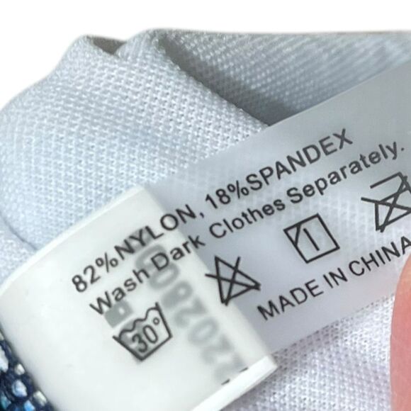 Tropical Floral Blue And Green Bikini Bottom, Size L, NWOT - Picture 4 of 5